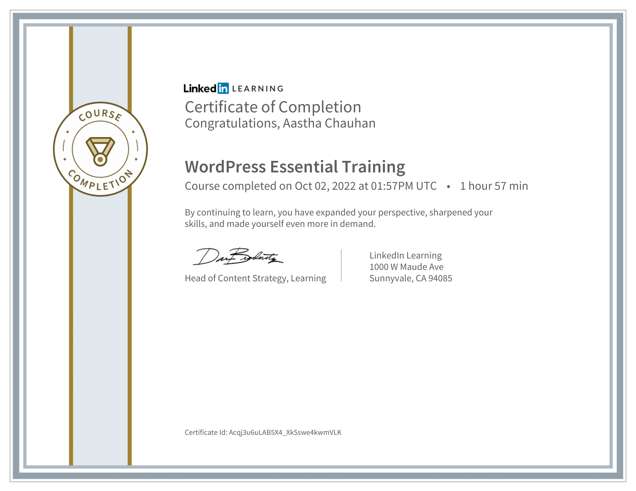 Certificate Image